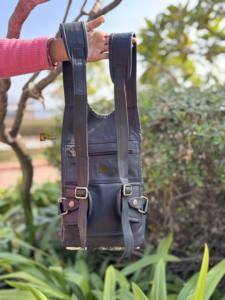 Mochila de Cuero Auténtico de Piel de Vaca, Estilo Occidental, Bolsas de Viaje Unisex Multiusos, Producto al por Mayor - Product Image 4