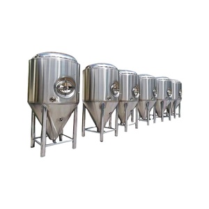 Microbrewery thiết lập hệ thống sản xuất bia đầy đủ công suất 300L/ngày có tính năng bơm áp lực thành phần cốt lõi thép không gỉ Siemens - Product Image 2