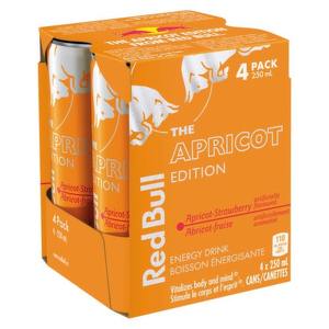Oferta con Descuento, Bebida Energética Red Bull Original, Red Bull 250 ml, Bebida Energética al por Mayor, Edición Red Bull de Albaricoque - Product Image 1