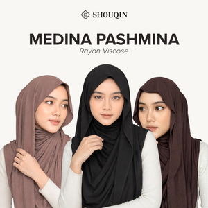 ผ้าคลุมศีรษะผู้หญิงมุสลิม Shouqin Medina Pashmina Airflow Rayon Viscose Crinkle น้ำหนักเบา สวยงาม ไม่ยับ ใช้ได้ทุกวัน ขายส่ง - Product Image 1