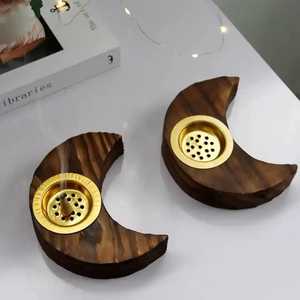 เตาเผาเครื่องหอมไม้ดีไซน์ทันสมัยทำมืออย่างดี เตาเผาเครื่องหอมแบบกำหนดเองได้ ที่วางเครื่องหอมสำหรับใช้ประจำวัน ขายดีที่สุด - Product Image 6