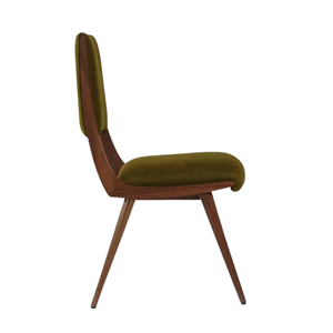 Silla de Comedor Moderna de Madera Maciza con Asiento Tapizado para Hogar, Cocina, Restaurante, Hotel, Cafetería, Muebles de Diseño Confortable - Product Image 3