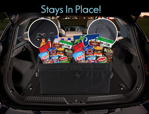 Foldable <b>Collapsible</b> Lightweight Polyester Cargo <b>Storage</b> Organizer for Car Trunk <b>Storage</b> with Water Resistant Design - Product Image 3