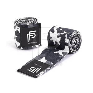 Unisex High Neoprene <b>Knee</b> Wraps Custom Logo Sports <b>Compression</b> Straps for Fitness Weightlifting Gym Safety Equipment - Product Image 4