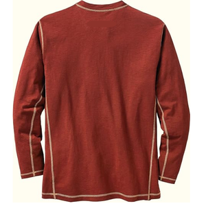 Camiseta Henley de Manga Larga para Hombre, Cuello Redondo, Venta al por Mayor, Alta Calidad, Tallas Personalizadas, Camisetas Lisas para Hombre - Product Image 2