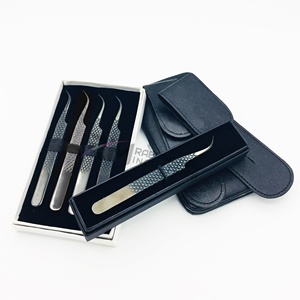 Pince à épiler professionnelle RMI de haute qualité, personnalisable, en acier inoxydable, précision anti-magnétique, couleur arc-en-ciel, pointue, 10 mm - Product Image 4