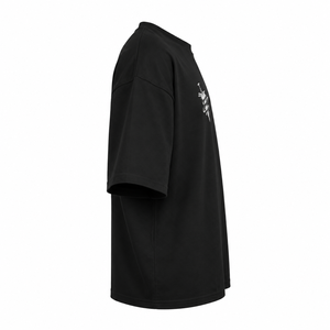 เสื้อยืดเจอร์ซีย์ผู้ชายผ้าฝ้าย 100% ขายส่ง พิมพ์ลายด้านหน้าตามสั่ง ทรงโอเวอร์ไซส์พรีเมียม สไตล์ฮิปฮอป เนื้อผ้านุ่ม รับผลิตแบบ OEM - Product Image 2