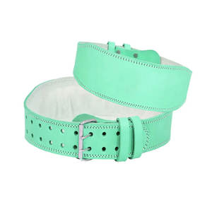 Ceinture de musculation de haute qualité en cuir de vachette respirant et durable pour l'entraînement en salle de sport et la musculation avec boucle résistante - Product Image 3