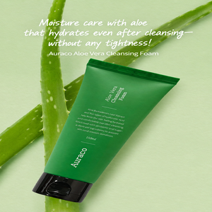 Espuma Limpiadora Facial de Aloe Vera, Limpiador Facial Hidratante y Suave para Todo Tipo de Piel, 150 ml - Product Image 6