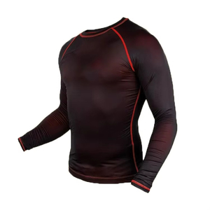 Comfort Fit Men <b>Compression</b> <b>Shirt</b> Gym Training Wear Breathable Quick Dry Stretch Fit Men <b>Compression</b> <b>Shirt</b> - Product Image 3