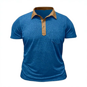 Chemises pour hommes élégantes, anti-plis, teintes unies, fabriquées au Bangladesh, à manches courtes, formelles, de qualité, orientées vers l'exportation - Product Image 1