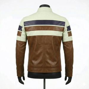 Veste en cuir véritable pour homme, style streetwear, respirante et confortable, vestes matelassées d'hiver - Product Image 4