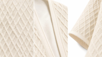 Abaya en maille ajourée blanc ivoire personnalisée ODM, style mariée, superposée, tenue modeste, vente en gros EAU, OEM