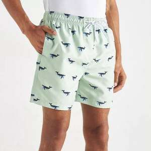 Shorts de Baño para Hombre de Secado Rápido, Transpirables, de Color Sólido, con Etiqueta Privada OEM, Elásticos en Cuatro Direcciones, de Poliéster - Product Image 5