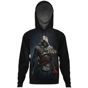 เสื้อมีฮู้ดแขนยาวผ้าฟลีซสำหรับสตรีทแวร์ปักลายสำหรับใส่ไปยิมฤดูหนาว - Product Image 1