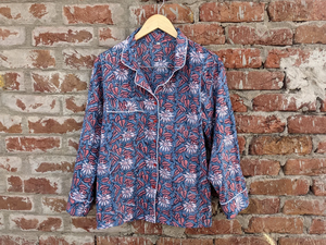 Pyjama en coton imprimé floral pour femmes, vêtements de nuit indiens tendance, pyjama respirant pour l'été et l'hiver - Product Image 6