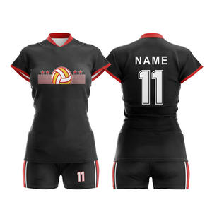 Conjunto de Uniforme de Voleibol Sublimado para Equipos Amateurs - Color Personalizado, Impresión Frontal, Manga Corta, Antibacteriano, para Clubes - Product Image 5