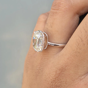 5 Carat Lab-Grown <b>Cushion</b> Cut Diamond IGI Certified Gold Invisible Setting Classic Engagement & <b>Wedding</b> <b>Ring</b> for Parties - Product Image 3