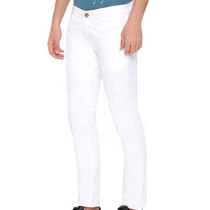 Pantalones Vaqueros Personalizados al por Mayor para Hombre - Transpirables, con Patrón Sólido y Detalle de Botones, Temporada Primavera/Otoño, Mezclilla de Alta Calidad - Product Image 2