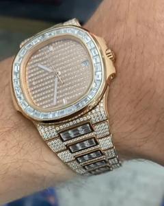 Reloj de Diamantes Moissanite Estilo Japonés Más Vendido para un Estilo de Vida de Lujo, Reloj Elegante de Alta Precisión a un Precio Competitivo - Product Image 1