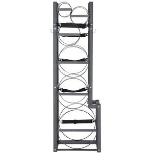 Rack per Serbatoi di Refrigerante 15.55x12.99x49.8 pollici con 1 Serbatoio da 50 libbre, 2 Serbatoi da 30 libbre e 3 Supporti per Bombole Piccole - Product Image 1