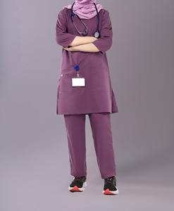 Blouse médicale unisexe sans col à manches courtes, tenue de travail pour infirmières et médecins, uniforme d'hôpital, vêtements professionnels Pakistan - Product Image 5