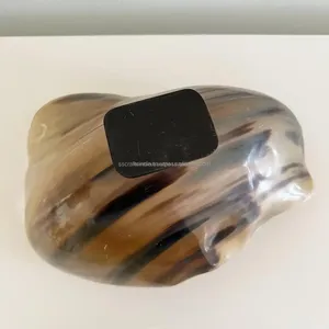 Ensaladera de Cuerno de Búfalo Pulido Hecha a Mano, Estilo Europeo Clásico, Plato para Frutas, Vajilla Elegante y Duradera para Cocina, Comedor y Fiestas - Product Image 6