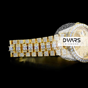 Reloj de Pulsera Ejecutivo Automático con Cristal de Zafiro, Diamante Moissanite Color D VVS1, Acero Inoxidable, Premium, de Lujo, de Colección - Product Image 2
