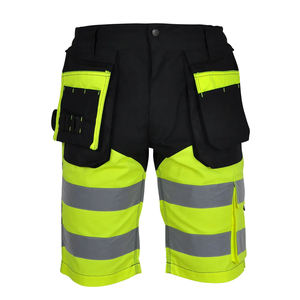 Custom Made Men's Cotton <b>Work</b> Shorts High Visibility Quick Dry Reflective Waterproof Windproof Safety <b>Cargo</b> <b>Pants</b> - Product Image 1