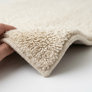 Alfombra Moderna Beige con Diseño de Puntos, Alfombra Suave y Texturizada para Sala de Estar, Dormitorio o Cuarto de Niños - Product Image 3