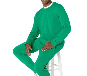 Ensembles de survêtements polaires pour hommes OEM, ensembles de jogging à taille élastique, confortables, pour commande en gros - Product Image 2