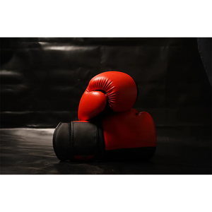 Guantes de Kickboxing con Cierre de Gancho y Bucle, Guantes Profesionales de Boxeo MMA, Transpirables, Impermeables, de Cuero PU con Cordones - Product Image 2