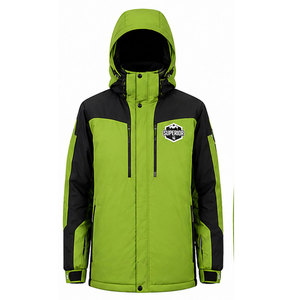 Veste parka imperméable pour homme avec design multi-poches, construction respirante et doublure chaude isolante - Product Image 1