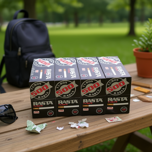 Rasta Tubes 500 Pezzi Cartine per Sigarette Accessori per Fumatori - Product Image 3