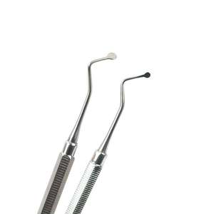 Lime dentaire professionnelle double face pour pose de résine composite, instrument à poignée moletée pour une base précise en chirurgie - Product Image 3