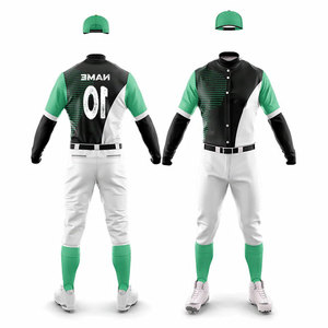 Name Numbers Printed Design Softball Uniform Kits Sports Training Men Practice Wear Personalized <b>Baseball</b> Player Uniform - Product Image 1