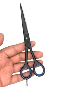 Ciseaux de barbier professionnels japonais Tegra Surgical Cobalt 2024, lames en acier inoxydable, 28 dents, manche moyen, pour la coiffure - Product Image 2