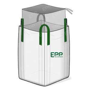 Factory Directly <b>Bulk</b> Flexible Intermediate <b>Bulk</b> Containers Cubic <b>Bag</b> 1000Kg for Gravel and Fertilizer With 5:1 Big <b>Bags</b> - Product Image 5