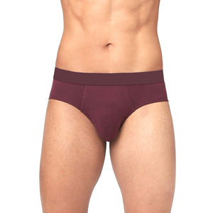 Mid-Rise Knitted Breathable Cotton/Bamboo Fiber <b>Men</b> Underwear Full Customized <b>Good</b> Quality for Casual Use - Product Image 1