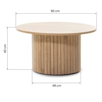 Table basse moderne de luxe en bois massif, pliable, portable, facile à nettoyer, finition chêne naturel, faite à la main, mobilier de maison personnalisable