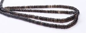 Cuentas Heishi de Cuarzo Ahumado AAA de 6.5-7.5 MM, Cuentas de Cuarzo Ahumado en Forma de Neumático/Rueda de 16 Pulgadas, Cuentas Sueltas de Cuarzo Ahumado Natural - Product Image 2