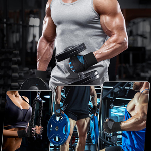 Guantes de Gimnasio Geo Brothers para Hombre, con Cordones, Medios Dedos, Ligeros, Transpirables, de Poliéster, 0.5 kg, para Levantamiento de Pesas y Ejercicios Pliométricos - Product Image 6