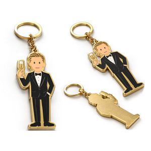 Llaveros Promocionales Personalizados de Aleación de Zinc Duradera con Diseño Irregular de Personajes de TV y Cine - Product Image 3