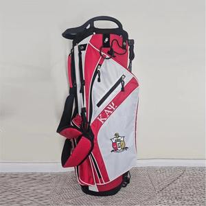 Sacs de golf Kapa Alpha Psi, sac de golf Kapa, sacs de golf rouges et blancs en stock - Product Image 1