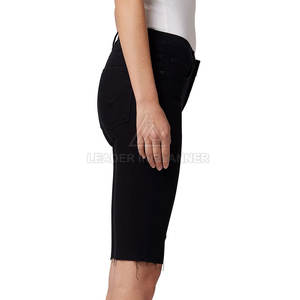 กางเกงยีนส์ขาสั้นผู้หญิงคุณภาพสูงสำหรับใส่ลำลอง ขายดี กางเกงยีนส์ขาสั้นผู้หญิงลดราคา - Product Image 4