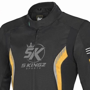5 Sports <b>Women's</b> Full Sleeve Motorcycle <b>Jacket</b> Black Yellow Breathable Waterproof 100% Polyester All Seasons <b>Racing</b> Wear - Product Image 3