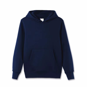 Sudadera con Capucha Roja para Hombre, Corte Regular, Color Sólido, Informal, Tejida, Manga Larga, Diseño con Bolsillos, Ropa de Otoño - Product Image 6