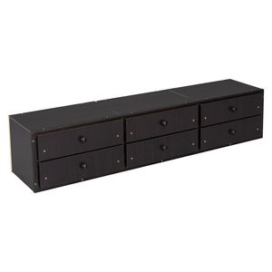 Letto matrimoniale imbottito Espresso con testiera libreria, cassetti contenitore sotto il letto e vano contenitore alla base del letto - Product Image 2