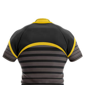 Maillot de rugby junior avec couleurs d'école et empiècements respirants pour une mobilité active, coupe ajustée - Product Image 6