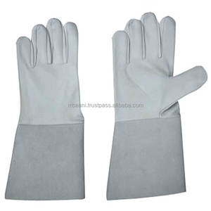 Gants de soudage TIG de haute qualité non doublés - Usage général, anti-chaleur, ignifuges, avec manchette de sécurité en cuir de chèvre, anti-coupure - Product Image 5